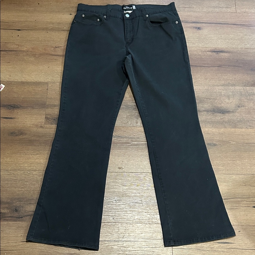 Jordache vintage Black Women's flare jeans ! Size 15/16